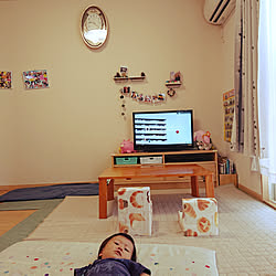 部屋全体/写真好き/飾り棚/子どもと暮らす/北欧ナチュラル...などのインテリア実例 - 2018-08-03 09:25:27