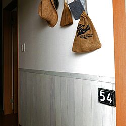 玄関/入り口/DIY/ナチュラルのインテリア実例 - 2012-09-03 13:17:26