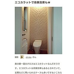 バス/トイレ/RoomClip mag/エコカラット/エコカラットの壁/シンプルインテリアのインテリア実例 - 2017-01-24 18:08:19