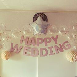 zoom wedding/IKEA/100均/壁/天井のインテリア実例 - 2022-01-25 12:18:44