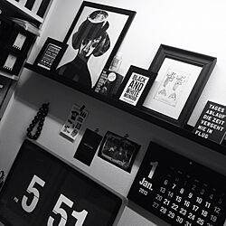 机/フレームアート/白黒/モノトーン/IKEA...などのインテリア実例 - 2013-01-20 16:59:33