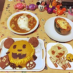 部屋全体/ハロウィン/料理♡/湘南住民のインテリア実例 - 2016-09-01 21:44:17