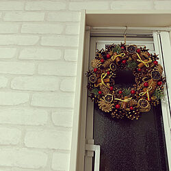 リース/クリスマス/salut!/壁/天井のインテリア実例 - 2020-12-11 23:27:51