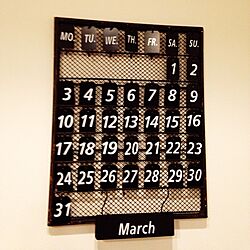 壁/天井/カレンダーのインテリア実例 - 2014-03-14 19:49:06