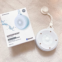 防水bluetoothスピーカー/Bluetoothスピーカー/スリコ雑貨/スリコ購入品/スリコ...などのインテリア実例 - 2022-10-22 16:25:25