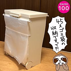 ダイソー/ゴミ袋収納/ゴミ袋/ゴミ箱/100均大好き...などのインテリア実例 - 2020-09-11 09:26:15