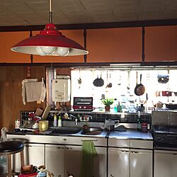 キッチン/黒板塗料/昭和の家/レトロ/DIY...などのインテリア実例 - 2016-11-06 19:59:50
