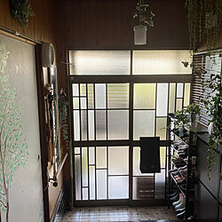 玄関/入り口/IKEA/100均/観葉植物/古い家のインテリア実例 - 2023-10-11 07:43:08