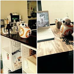 STARWARS/スター・ウォーズ/一人暮らし 賃貸/BB-8/セリア...などのインテリア実例 - 2016-12-01 01:18:13