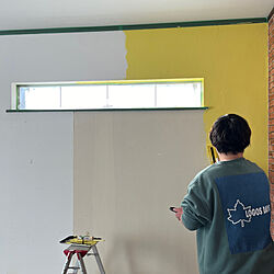 壁/天井/DIY/漆喰壁DIY/ひとりで塗れるもん/塗り壁材のインテリア実例 - 2024-02-18 19:39:26