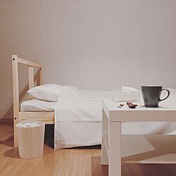 ベッド周り/シンプル/無印良品/IKEA/一人暮らし...などのインテリア実例 - 2016-03-28 19:13:07