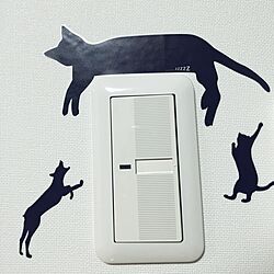 壁/天井/猫/犬/スイッチ/ウォールステッカーのインテリア実例 - 2017-02-09 23:10:49