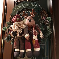 玄関/入り口/コストコ/COSTCO/クリスマスのインテリア実例 - 2016-12-18 21:49:06