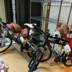 部屋全体/山善別注インボックスモニター応募/マウンテンバイクのインテリア実例 - 2018-05-05 09:57:22