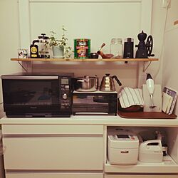 キッチン/山善収納部/DIY/コーヒー好き/コーヒーミル...などのインテリア実例 - 2017-02-18 22:30:46