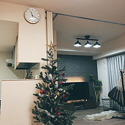 ウォールクロック/アルネ・ヤコブセン/掛け時計/クリスマスツリー/IKEA...などのインテリア実例 - 2021-01-24 23:23:31