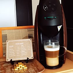 キッチン/コーヒーメーカー/100均/セリア/写真立て...などのインテリア実例 - 2015-12-17 13:41:46