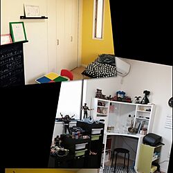 子供部屋/IKEA/アクタス/アクセントクロス/ステッカー...などのインテリア実例 - 2014-12-23 12:03:57