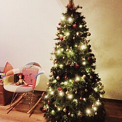 クリスマスツリーのインテリア実例 - 2013-12-09 23:36:01