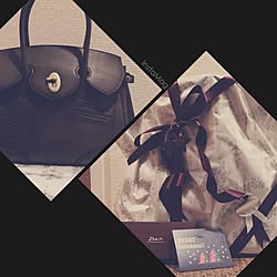 棚/お気に入り☻/Dacotaのbag❤︎/旦那さまに感謝٩(*´︶`*)۶҉/Xmasプレゼント♡のインテリア実例 - 2016-12-25 23:19:29