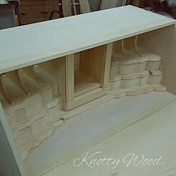 机/抽斗/Knotty wood./オーダー家具/アンティーク...などのインテリア実例 - 2016-04-27 22:10:08