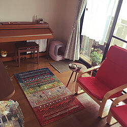 ニトリのカーテン/made in Japanのカップ/おやつ♡/お茶のテーブル/IKEAの椅子...などのインテリア実例 - 2021-06-28 16:23:13