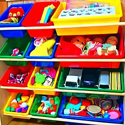 おもちゃ収納のインテリア実例 - 2014-01-17 14:22:11