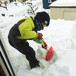 北海道の冬/屋根の上/屋根の雪下ろし(＞＜)のインテリア実例 - 2018-02-04 02:41:17