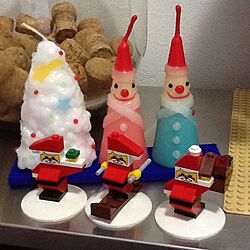 玄関/入り口/LEGO/クリスマス/キャンドル/サンタさんのインテリア実例 - 2013-11-20 15:55:51