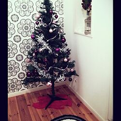 玄関/入り口/クリスマス/クリスマスツリー/IKEA/フランフラン...などのインテリア実例 - 2013-12-10 23:51:55