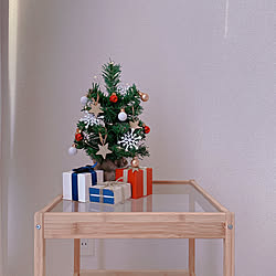 クリスマス/IKEA/一人暮らし/1K/賃貸...などのインテリア実例 - 2022-12-26 07:24:51