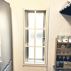 キッチン/窓枠DIY/マステリメイク/キッチンの窓のインテリア実例 - 2017-02-06 13:14:52
