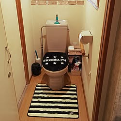 バス/トイレ/しまむらのトイレマット/男前のインテリア実例 - 2017-01-15 23:04:51