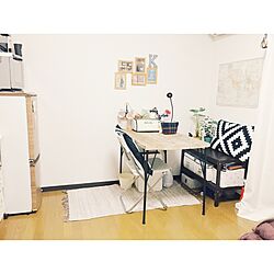 1K/一人暮らし/DIY/IKEA/机のインテリア実例 - 2015-12-27 08:17:30