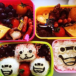 インテリアじゃなくてすみません☆/お弁当♬/初！キャラ弁‼︎のインテリア実例 - 2014-07-19 14:51:39