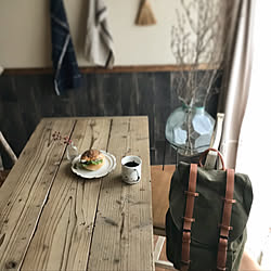 部屋全体/ig→jiso_han361/手作り家具/お家カフェ/器...などのインテリア実例 - 2019-01-16 17:30:44