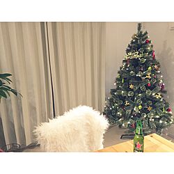 キッチン/飾り付け/シープスキンラグ/IKEA/クリスマスツリー...などのインテリア実例 - 2015-12-14 12:05:49