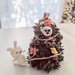 部屋全体/クリスマス/ハンドメイド/小さな手作り/ミヒちゃんとガーガ...などのインテリア実例 - 2023-12-10 09:44:24