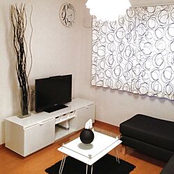 部屋全体/白黒/モノクロ/モノトーン/IKEA...などのインテリア実例 - 2013-06-02 23:59:36