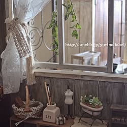 机/DIY/アトリエ小屋/いただきものいっぱい写ってます♡/kumikoさん...などのインテリア実例 - 2014-07-27 18:33:59