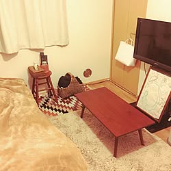 部屋全体/1room/1R/狭い部屋/一人暮らしのインテリア実例 - 2017-02-03 01:05:41