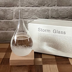 Storm Glass/賃貸でも楽しく♪/いいね＆フォローありがとうございます♡/cafe風に憧れて♥/好きなものに囲まれて...などのインテリア実例 - 2019-10-01 06:52:01