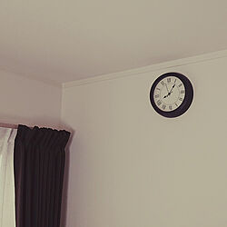壁/天井/時計/時計のある暮らし/IKEA/ローマ数字の時計のインテリア実例 - 2021-04-15 12:33:56