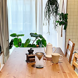 コーヒー/好きな時間/IKEA/観葉植物/団地でも諦めない！...などのインテリア実例 - 2022-05-21 09:44:34