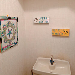トイレの壁/ID→malama_hanahou/神奈川県民/いつもありがとうございます♡/インスタやってます！...などのインテリア実例 - 2020-01-06 12:57:35
