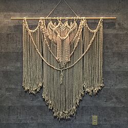weaving/Swaro109 vintage/マクラメDIY/DIY/男前...などのインテリア実例 - 2016-04-08 01:13:38