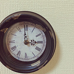 壁掛け時計/アンティーク調時計/時計/お気に入り/シンプルに飾る...などのインテリア実例 - 2023-03-12 17:18:51