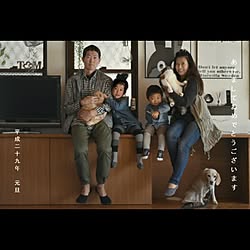 棚/ダカフェ日記/お正月/ダカフェ/ダカフェな年賀状...などのインテリア実例 - 2017-01-02 12:28:14