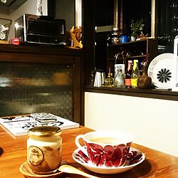 キッチン/お茶会/多肉植物/ｸﾞｽﾀﾌｽﾍﾞﾘのｱｽﾀｰ/友達の家のインテリア実例 - 2016-05-24 00:39:50