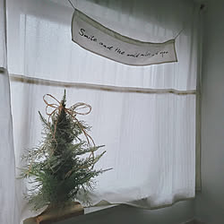 壁/天井/クリスマス/ハンドメイドツリーのインテリア実例 - 2022-12-20 07:20:53
